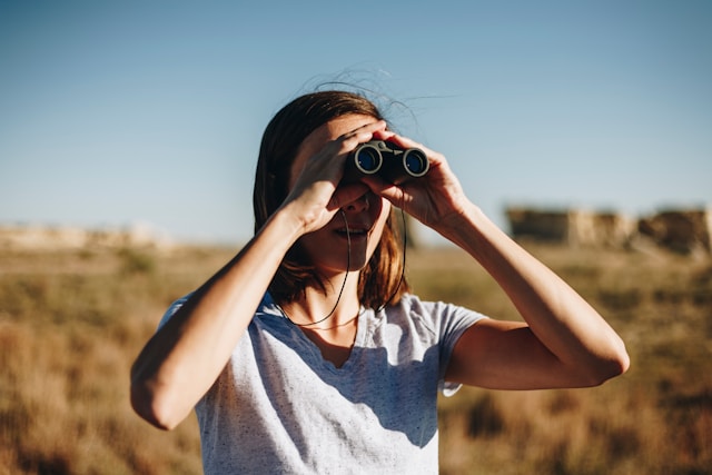 Person looking at a map — finding the problem